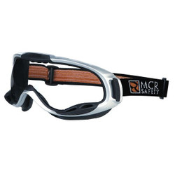 Mcr Safety SafetyGoggles,PC,Clr,Wraparound PGX110AF