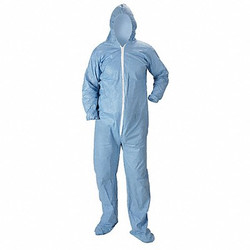 Lakeland FR Hooded Coverall w/Boots,3XL,PK25  07414-3XB