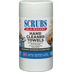 Scrubs Hand Towels,10" x 12" ,Citrus,PK6 42230