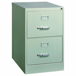 Hirsh Vertical File Cabinet,Light Gray,25" D  14414