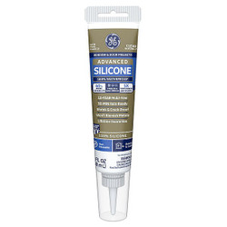 Ge Silicone Sealant,Clear,Advanced Silicone 2810435
