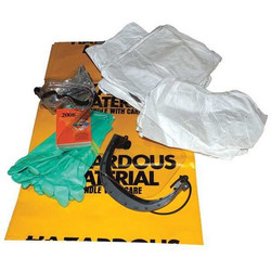 Enpac Biohazard Spill Kit, Zip Bag, Clear 13-PPE