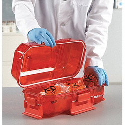 Heathrow Scientific Utility Carrier,Polycarbonate,Red HS120077