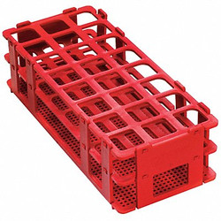 Sp Scienceware Test Tube Rack,No-Wire,25mm,Red F18746-0003