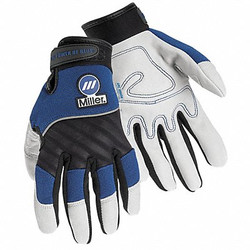 Miller Electric Welding Gloves,9-1/4",M,PR 251066
