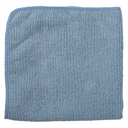 Rubbermaid Commercial Microfiber Cloth,12" x 12",Blue,PK24 1820579