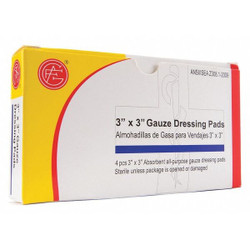 Manufacturer Varies Gauze Wrap,White,3"L,3"W,PK4 9999-0702