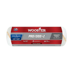 Wooster Paint Roller Cover,9"L,1/2"Nap,Woven RR643-9