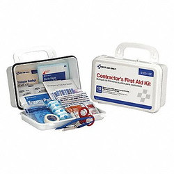 First Aid Only First Aid Kit w/House,70pcs,3.25x5",WHT  9300-10P