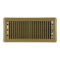 Manufacturer Varies Floor Register,6x14",Brown 4MJE8