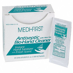 Medique Topical Antiseptic,0.06oz,Packet,PK25 51173