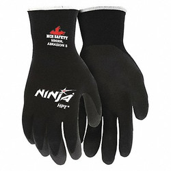 Mcr Safety Coated Gloves,Nylon,L,PK12 N9699L