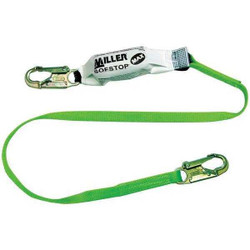 Honeywell Miller Shock-Absorbing Lanyard,6 ft.,400 lb. 940WLS-Z7/6FTGN