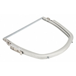 Msa Safety FaceShieldFrame,Silver,Al,FullFrame 10158799