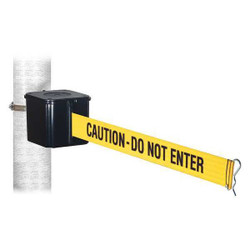 Retracta-Belt Retractable Belt Barrier,Yellow/Black WH412SB20-CAU-HC