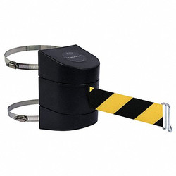 Tensabarrier Belt Barrier, Black,Belt Yellow/Black  897-15-C-33-NO-D4X-A