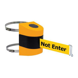 Tensabarrier Belt Barrier, Yellow,Belt Color Yellow  897-30-C-35-NO-YAX-A