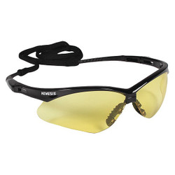 Kleenguard Safety Glasses, Amber, Anti-Fog, Black 22476