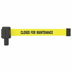 Banner Stakes Closed for Maintenance Belt Head  PL4038