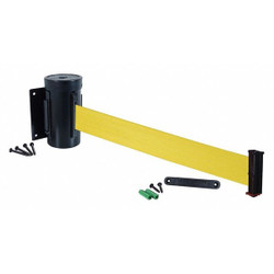 Retracta-Belt Wall Barrier, 10ft Yellow Belt  WM700SB-YW-RE