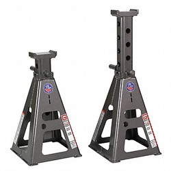 Gray Vehicle Stand,Pin Style,25 Tons,Tall,PR 25T-HF Stands