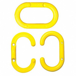 Mr. Chain Chain Link,2 In.,Yellow,Acetal,PK10 50702-10