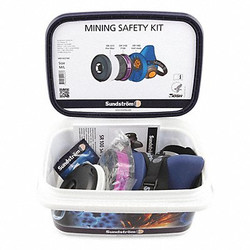 Sundstrom Safety Half Mask Respirator Kit,M/L,Blue H05-6321M