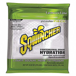 Sqwincher Sports Drink Mix,Lemon-Lime,PK20 159016008