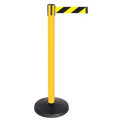 Queueway Barrier Post,Powder Coated Post,1 Belt QPLUS-35-D4