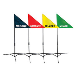 Disaster Management Systems Treatment Area Flag Kit,12 Pcs DMS 05012