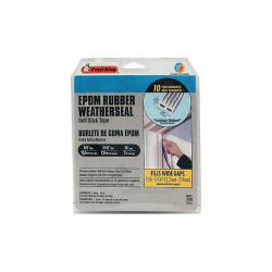 Frost King Weather Seal, Rubber Foam, Gray, 10 ft L V27GA