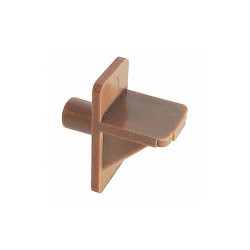 Primeline Tools Shelf Support,Plastic,1 in H,PK8 U 10137
