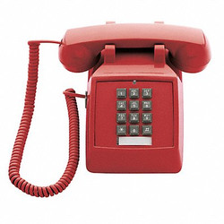 Cetis Standard Desk Phone, Red 2510E (Red)