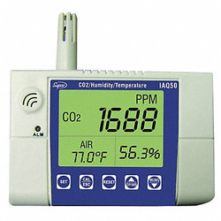 Supco Indoor Air Meter, 14 F to 140 F, LCD  IAQ50