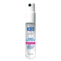 X3 Clean Hand Sanitizer,0.27 oz,Mild 10020