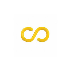 Manufacturer Varies S-Hook,2 In.,Yellow,Acetal,PK10 50302-10