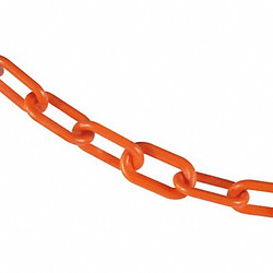 Mr. Chain Plastic Chain,2 In x 100 ft,Orange  50012-100