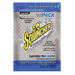 Sqwincher Sports Drink Mix,Mixed Berry,PK50 159015300