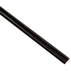 Pemko Stile Seal, Silicone, Dark Brown, 8 ft L S772D8