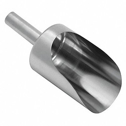 Sani-Lav Scoop,10 5/8 in L,Silver  4003