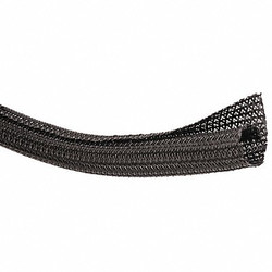 Techflex Braided Sleeving,1.000" In.,100 ft,Black F6N1.00BK