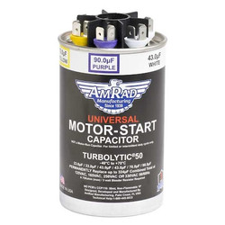 Global Motor Start Capacitor,23-302 MFD,5 1/2"H Turbolytic 50