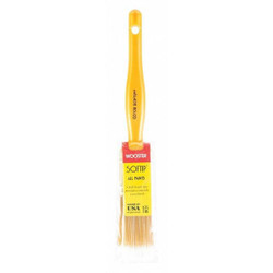 Wooster Paint Brush,1",Flat Sash,Synthetic,Soft Q3108-1