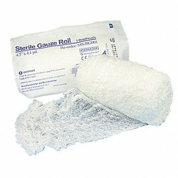 Medsource Bulk Roll Gauze,White,4 1/8yd L,PK100  MS-RG001