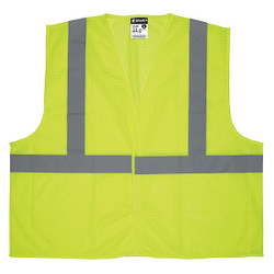 Mcr Safety High Visibility Vest,XL Size,Unisex V2CL2MLXL