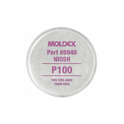 Moldex Filter,Magenta,P100,PK10 8940
