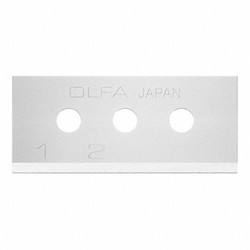 Olfa Single Edge Utility Blade,17.8mm W,PK10 SKB-10/10B