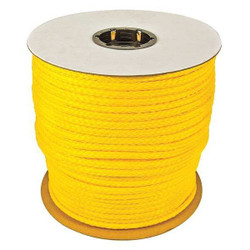 Sim Supply Rope,1000ft,Yllw,122lb.,Polyprpylne  610080-01000-111