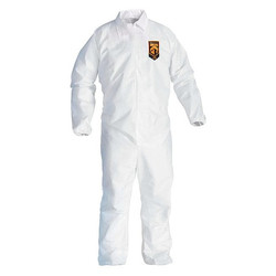 Kleenguard Collared Coveralls,XL,White,SMMMS,PK24 49104