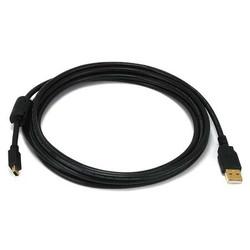 Monoprice USB 2.0 Cable,6 ft.L,Black 5448